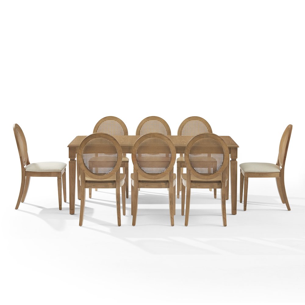 6 Cane-Back & 2 Cane-Back Chairs