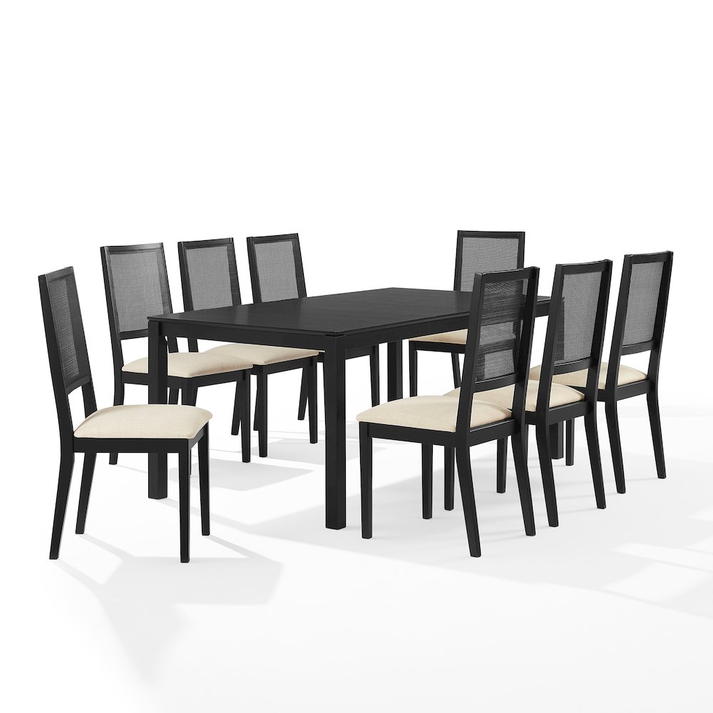 Greer 9-Piece Dining Table Set For 8 – Table & 8 Chairs