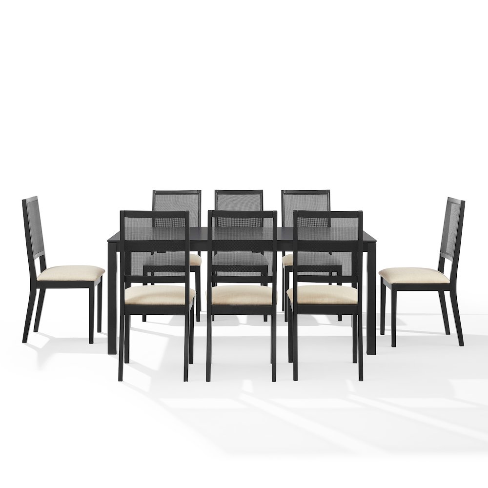 Greer 9-Piece Dining Table Set For 8 – Table & 8 Chairs