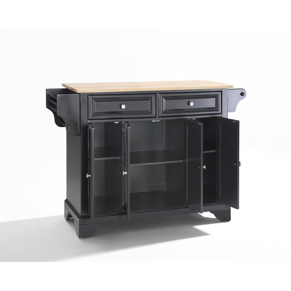 Lafayette Wood Top Full Size Kitchen Island/Cart