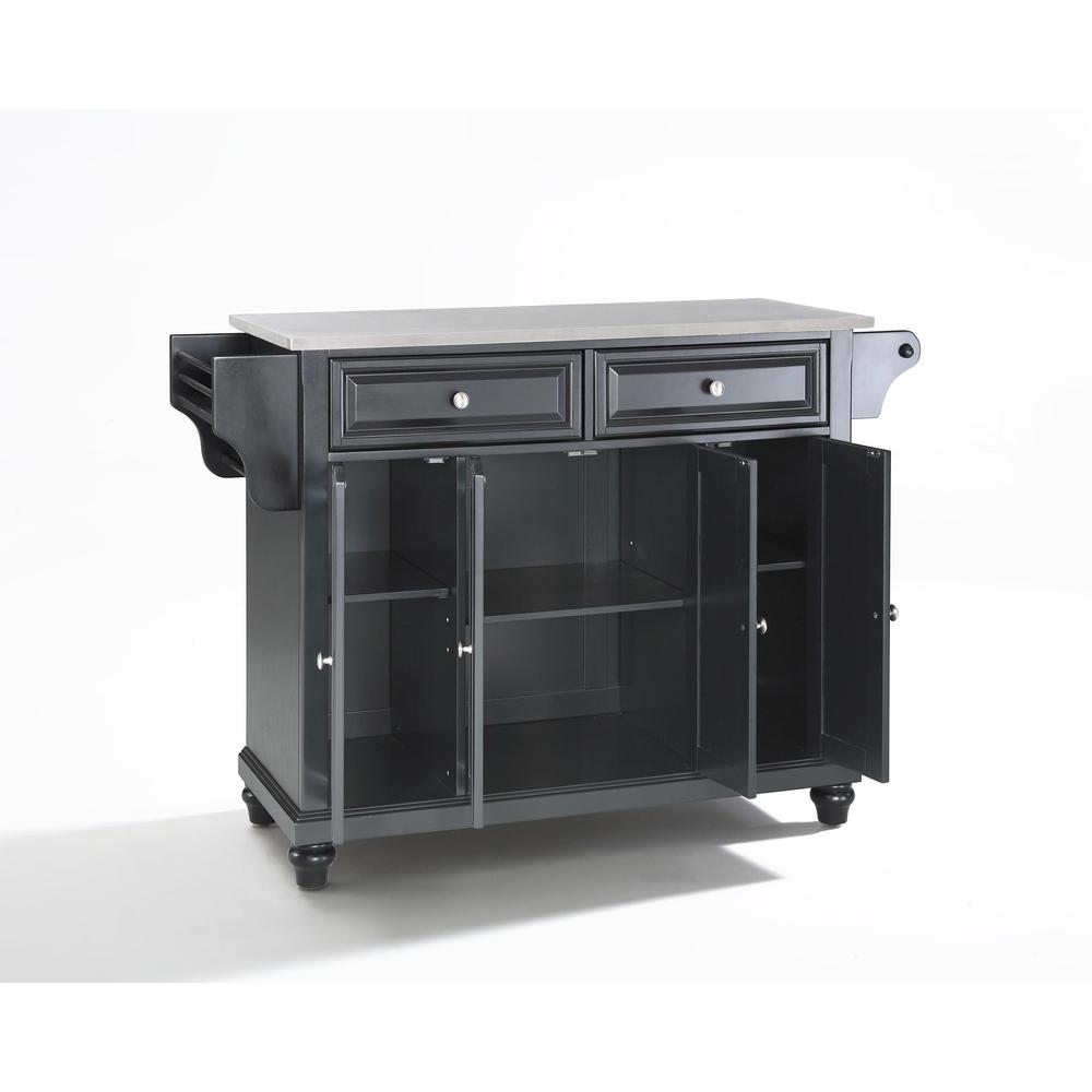 Cambridge Stainless Steel Top Full Size Kitchen Island/Cart