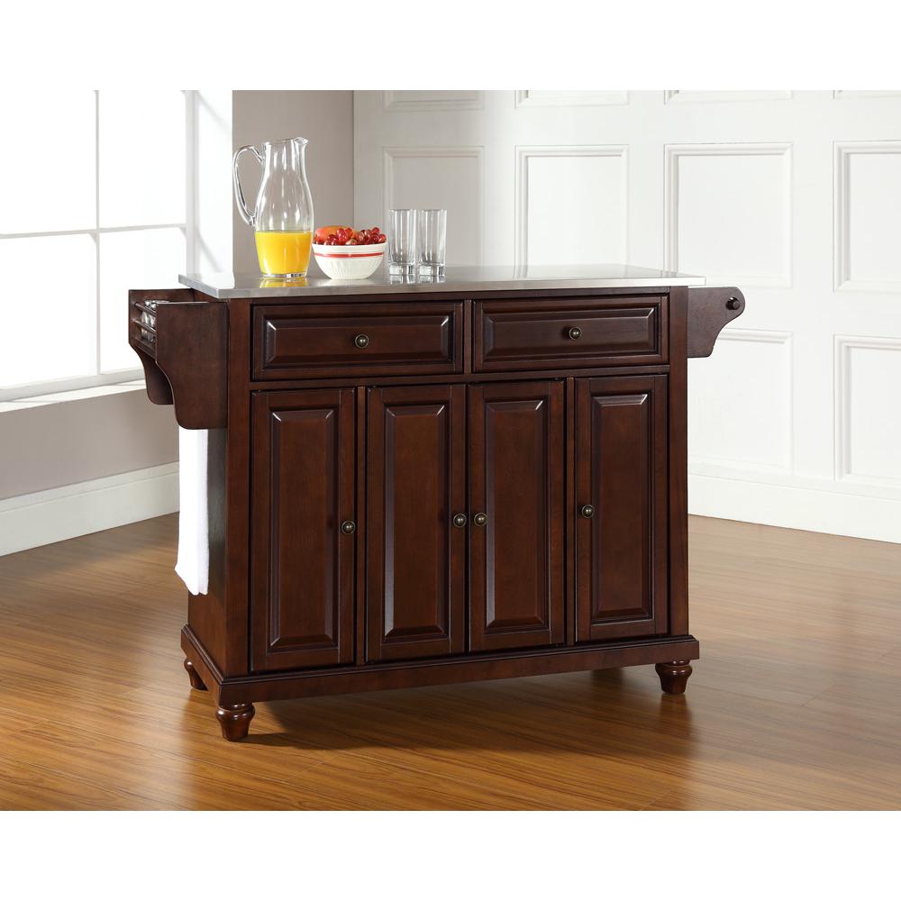 Cambridge Stainless Steel Top Full Size Kitchen Island/Cart