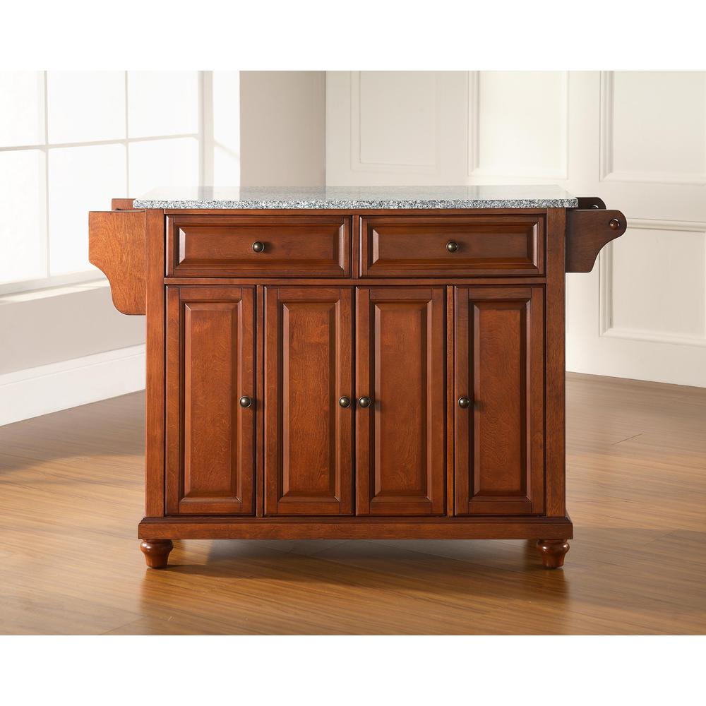 Cambridge Granite Top Full Size Kitchen Island/Cart