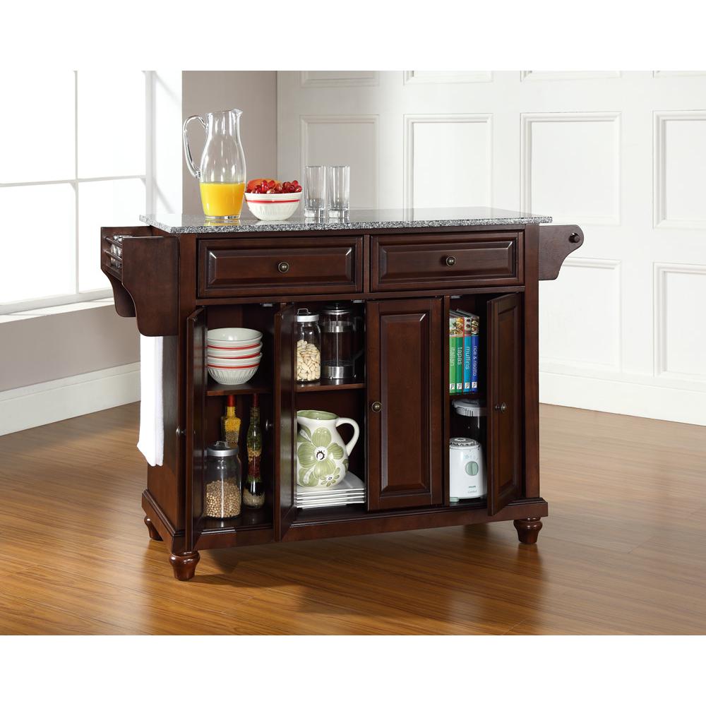 Cambridge Granite Top Full Size Kitchen Island/Cart