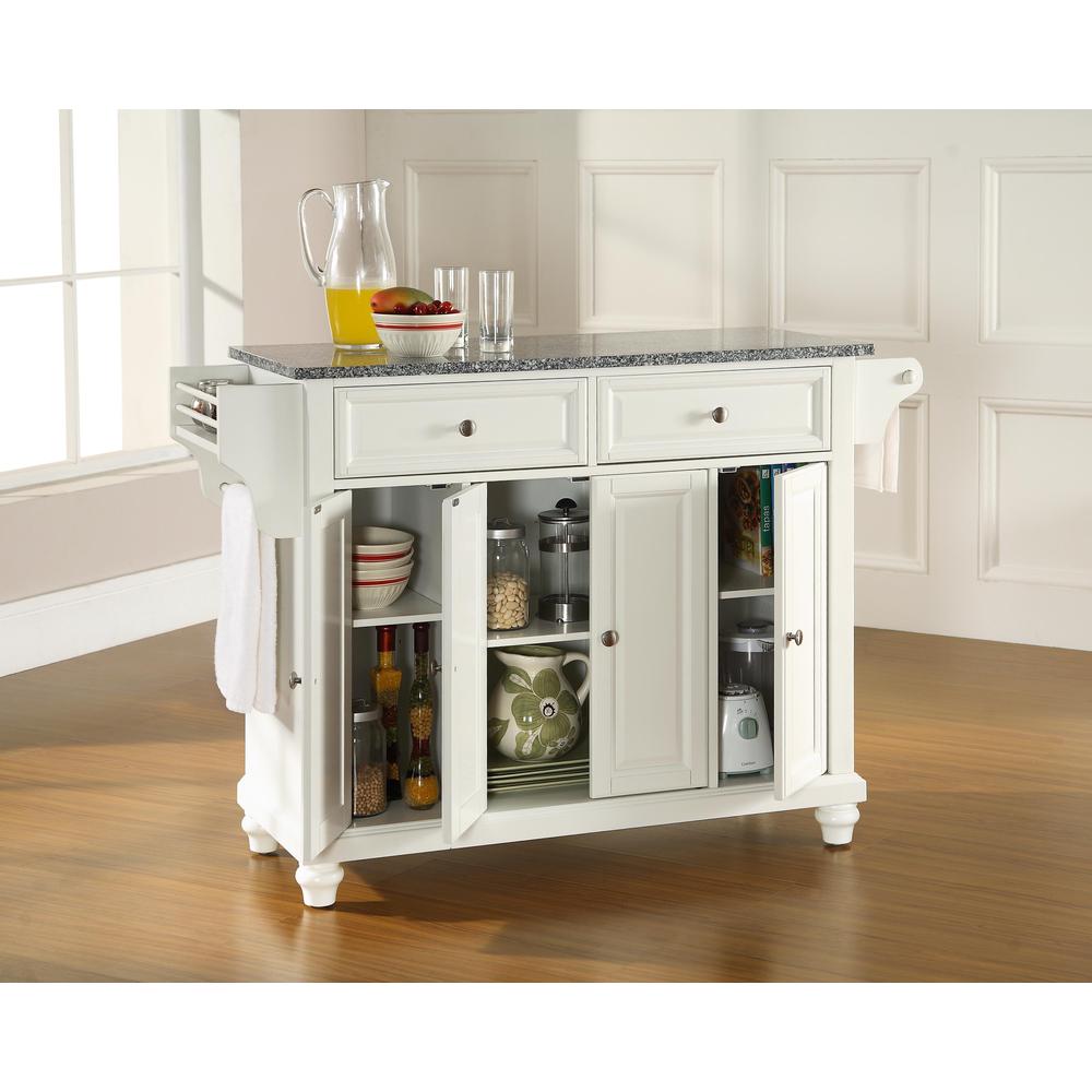 Cambridge Granite Top Full Size Kitchen Island/Cart