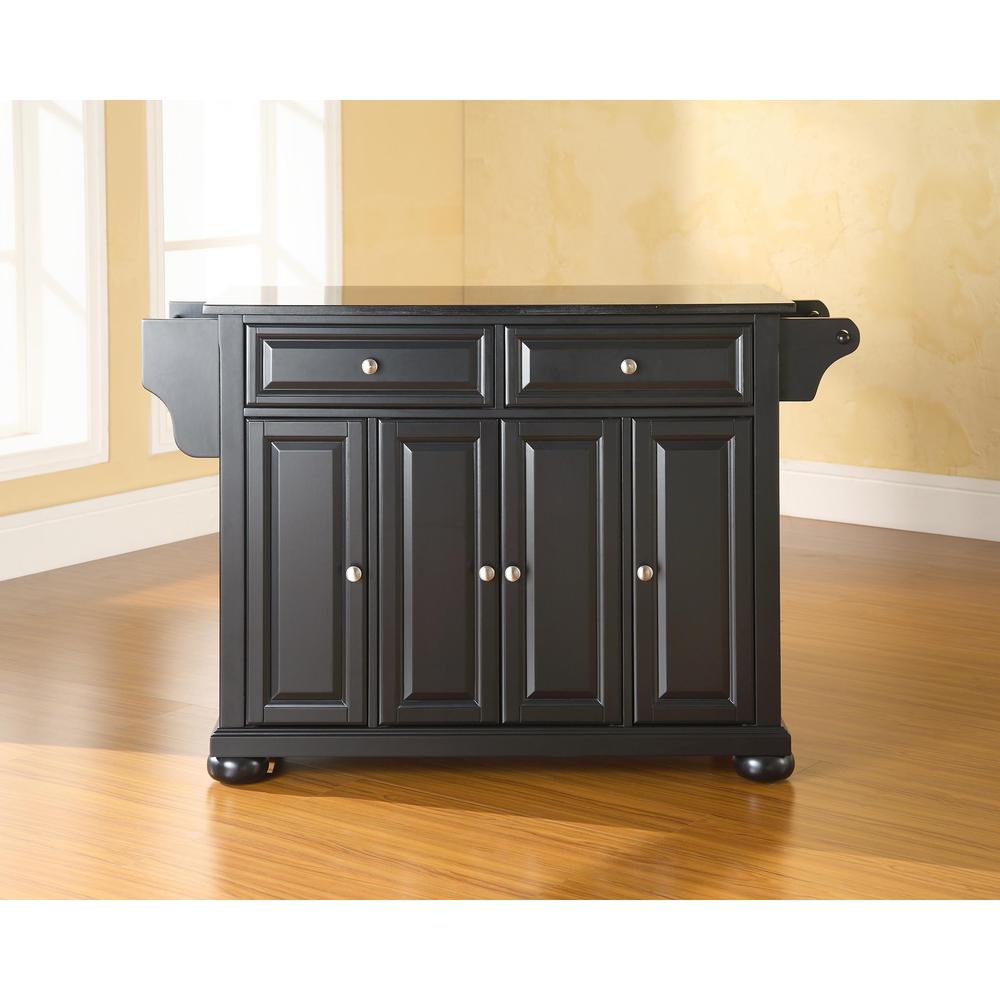 Alexandria Granite Top Full Size Kitchen Island/Cart