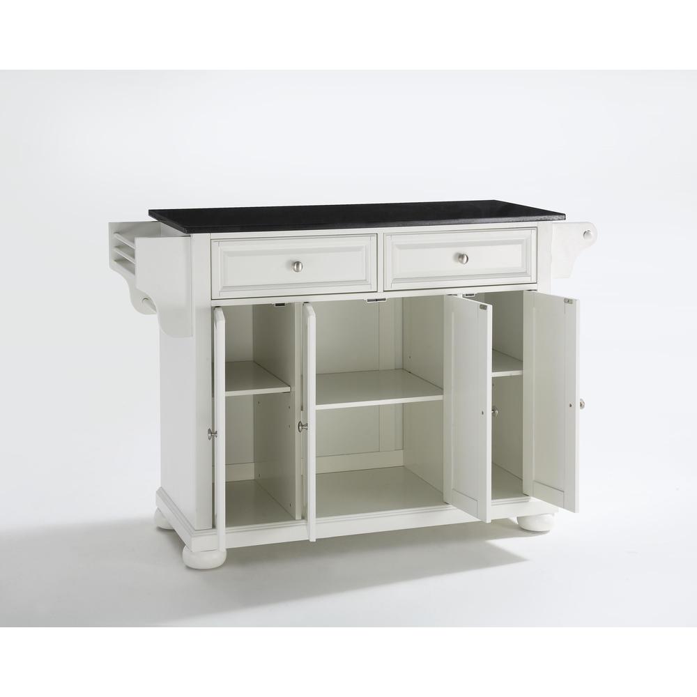 Alexandria Granite Top Full Size Kitchen Island/Cart