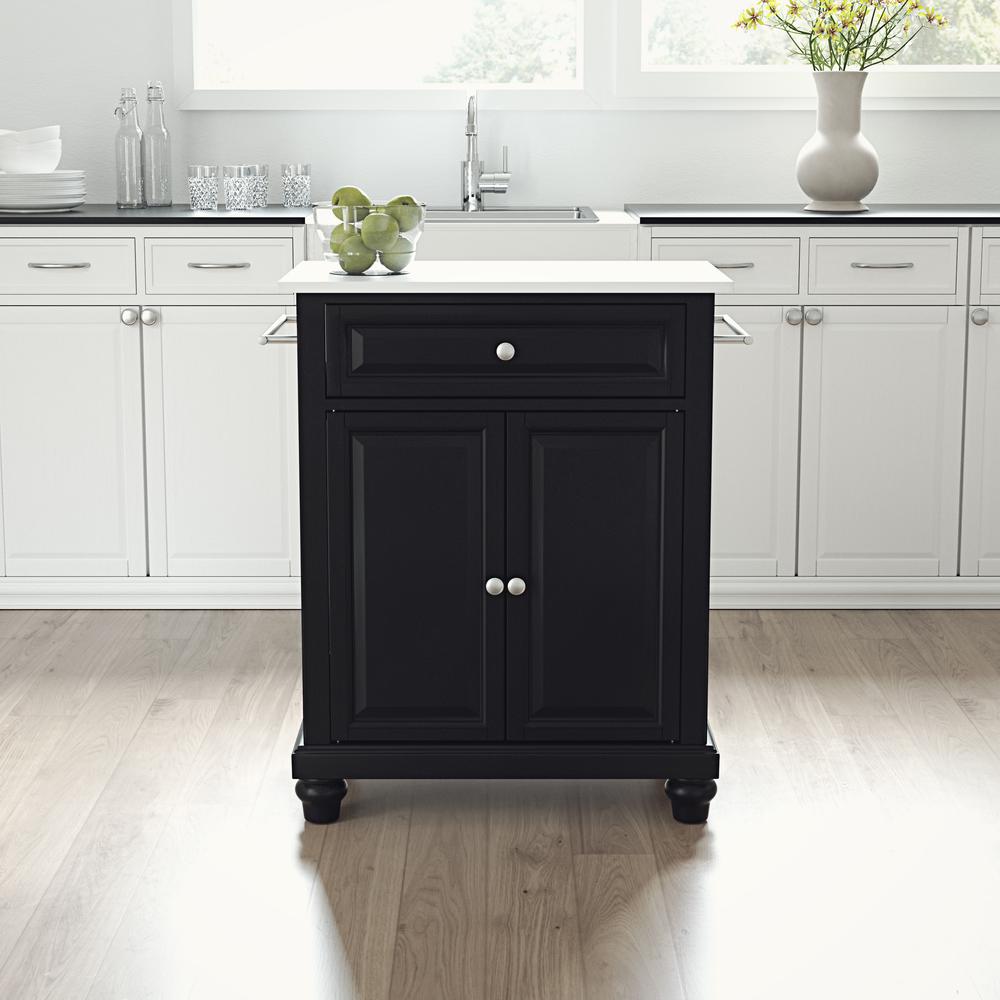 Cambridge Stone Top Portable Kitchen Island/Cart