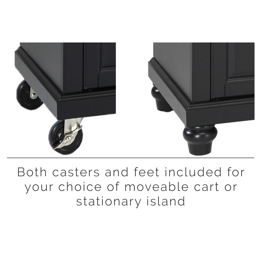 Cambridge Stone Top Portable Kitchen Island/Cart