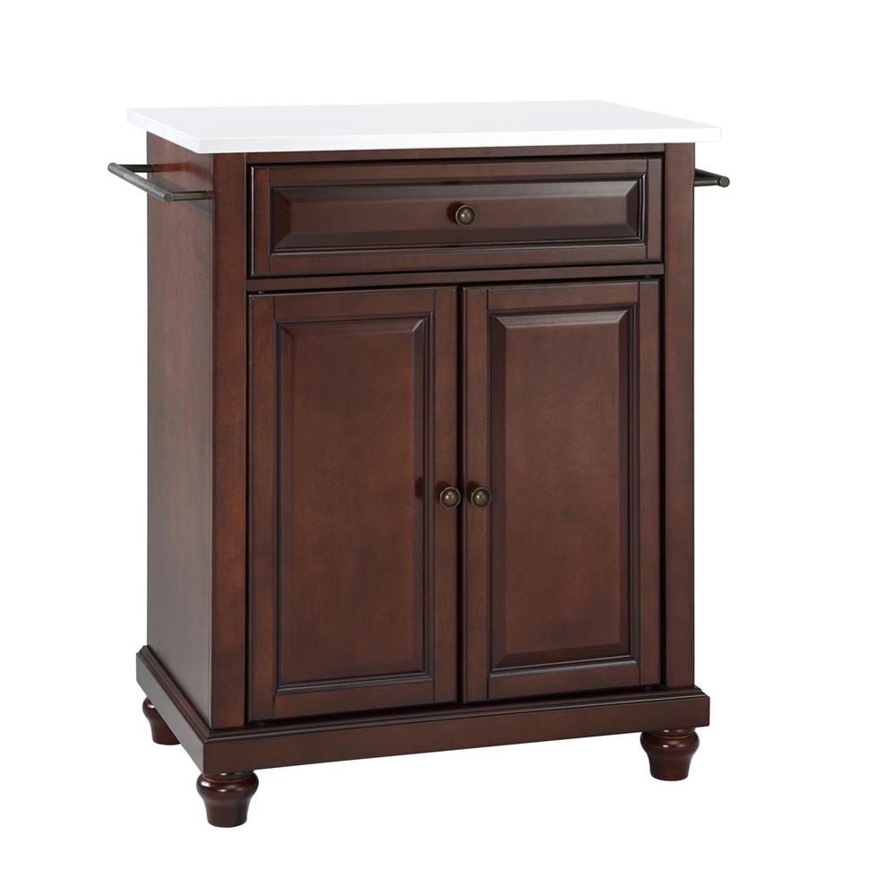 Cambridge Stone Top Portable Kitchen Island/Cart