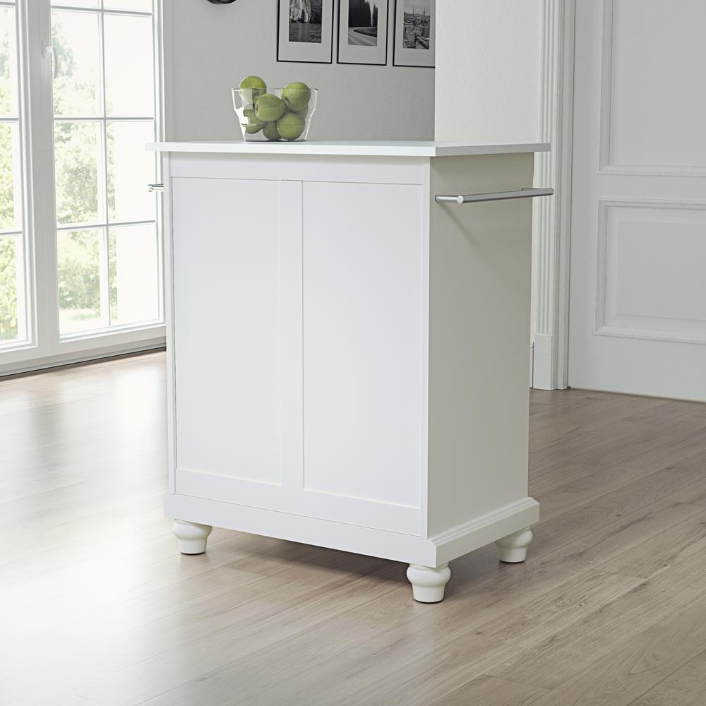 Cambridge Stone Top Portable Kitchen Island/Cart