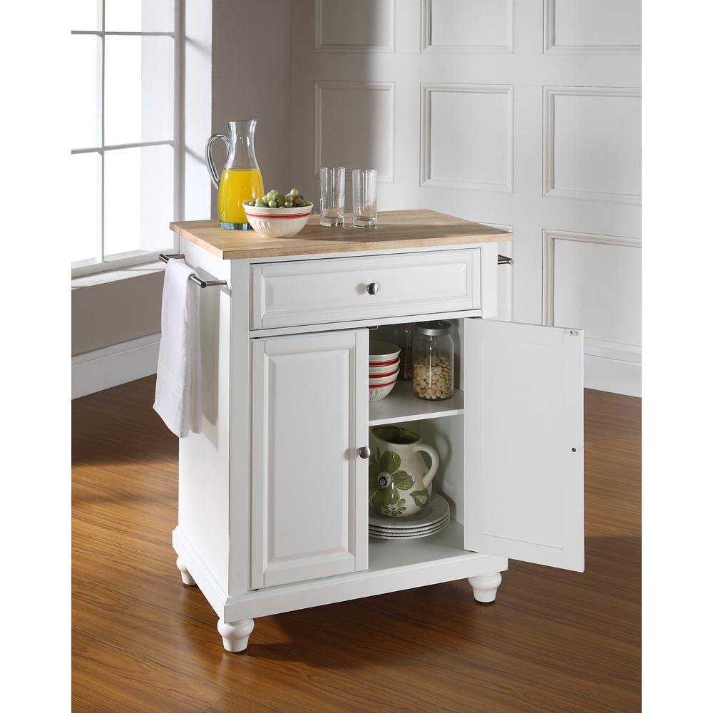Cambridge Wood Top Portable Kitchen Island/Cart