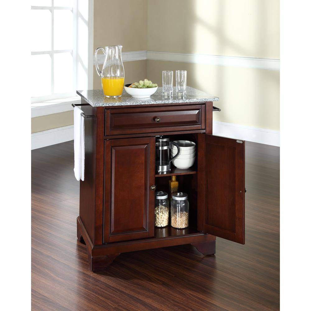 Lafayette Granite Top Portable Kitchen Island/Cart