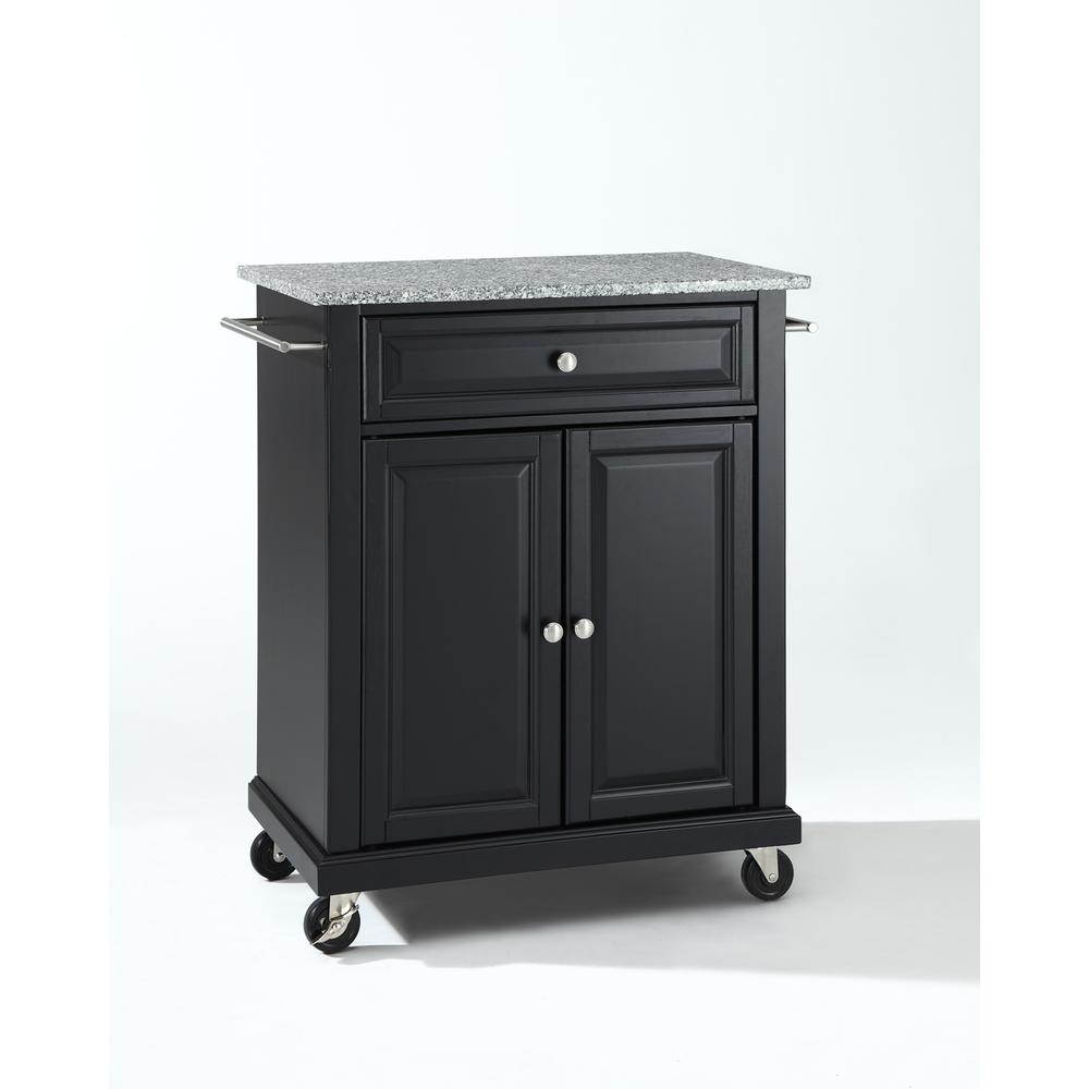 Compact Granite Top Kitchen Cart