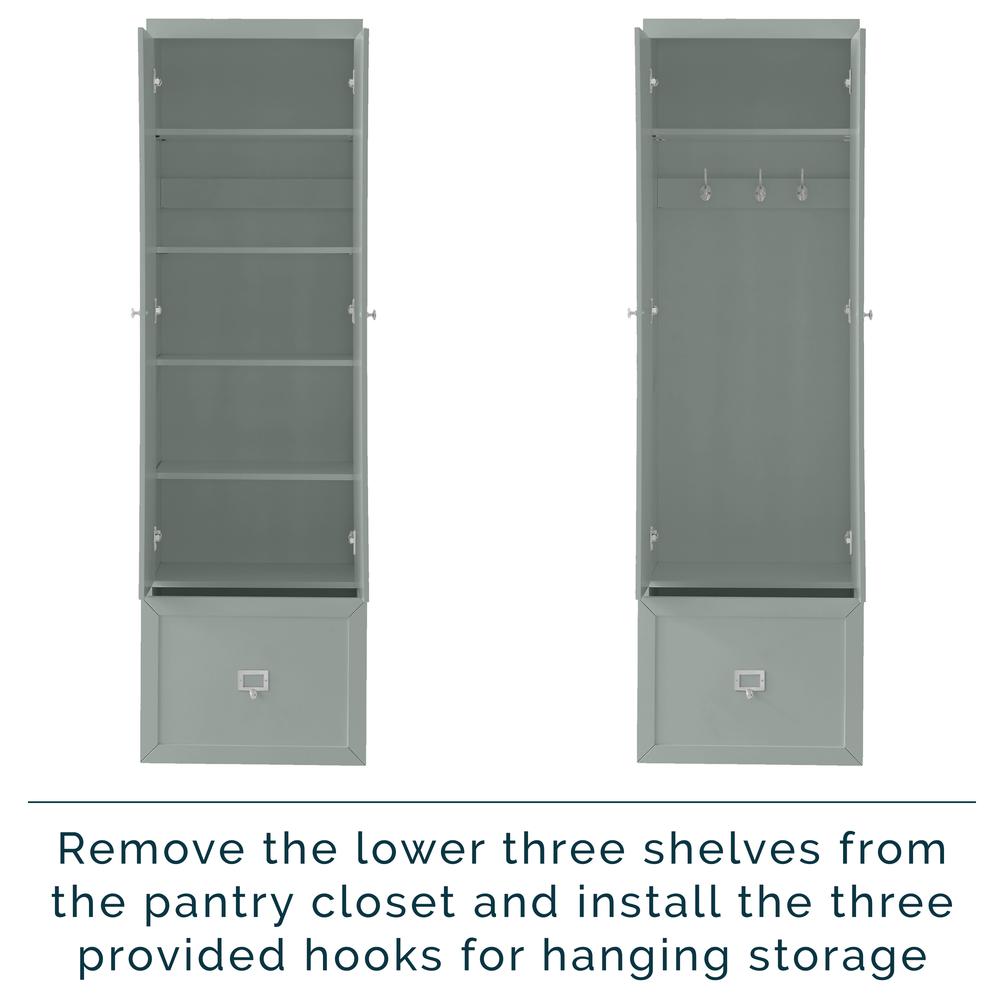 Harper 3-Piece Entryway Set – Pantry Closet & 2 Hall Trees