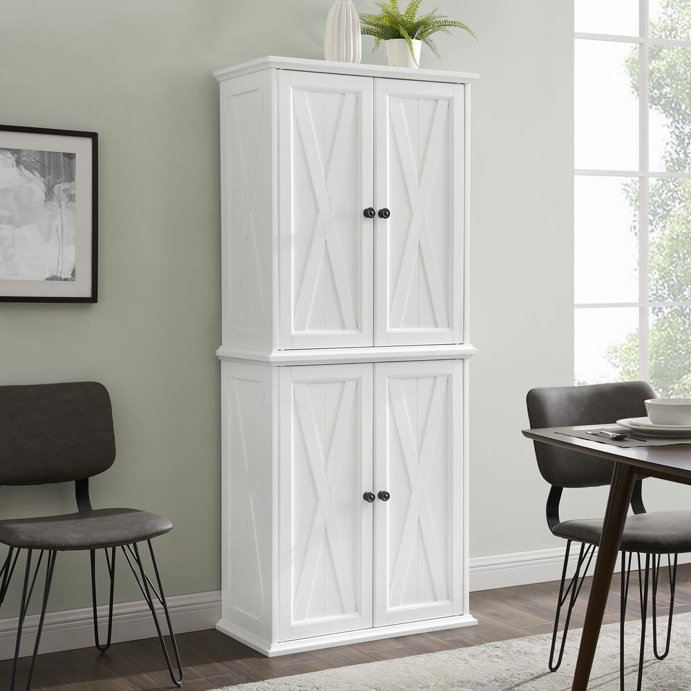 Clifton Tall Kitchen Storage Pantry – 2 Stackable Pantries