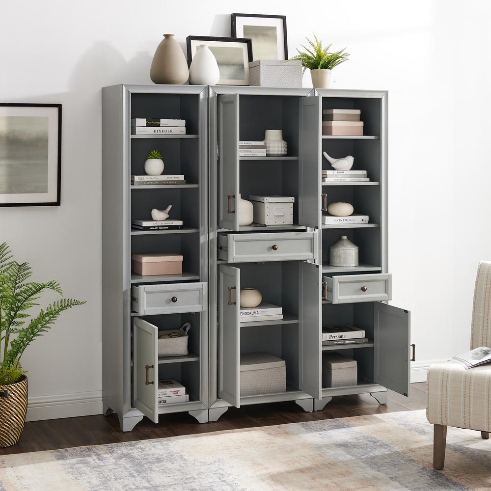 Tara 3-Piece Kitchen Storage Pantry Set – Pantry & 2 Linen Cabinets