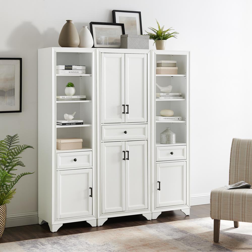 Tara 3-Piece Kitchen Storage Pantry Set – Pantry & 2 Linen Cabinets