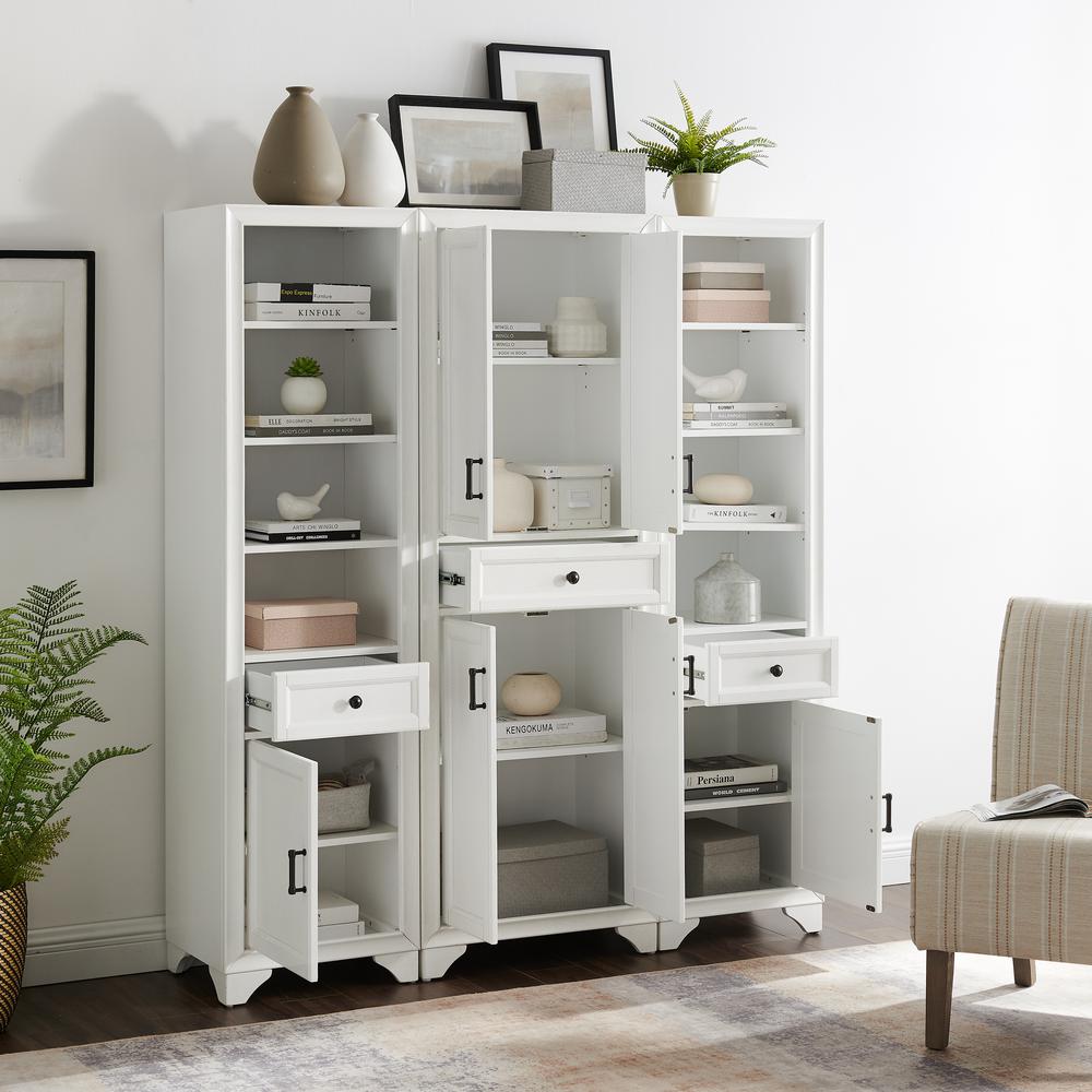 Tara 3-Piece Kitchen Storage Pantry Set – Pantry & 2 Linen Cabinets