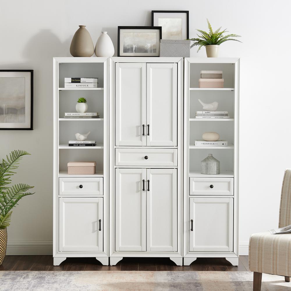 Tara 3-Piece Kitchen Storage Pantry Set – Pantry & 2 Linen Cabinets
