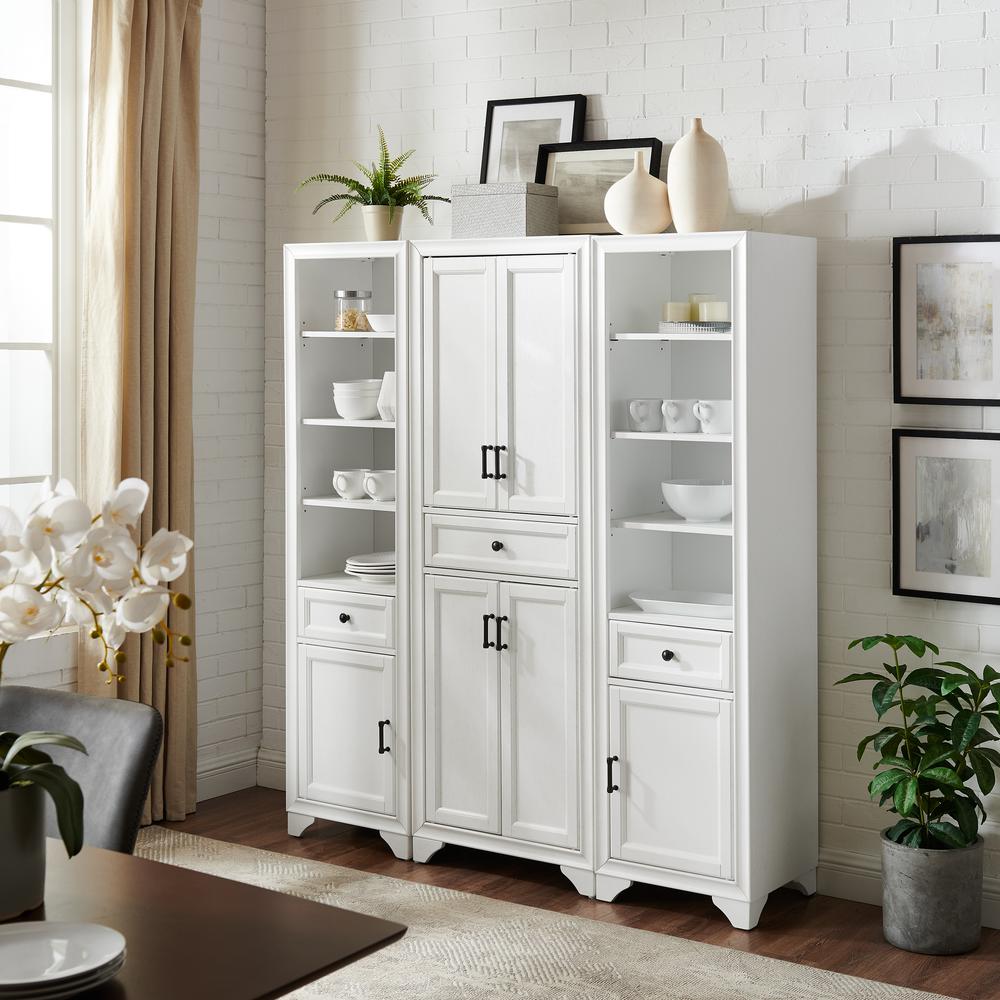 Tara 3-Piece Kitchen Storage Pantry Set – Pantry & 2 Linen Cabinets