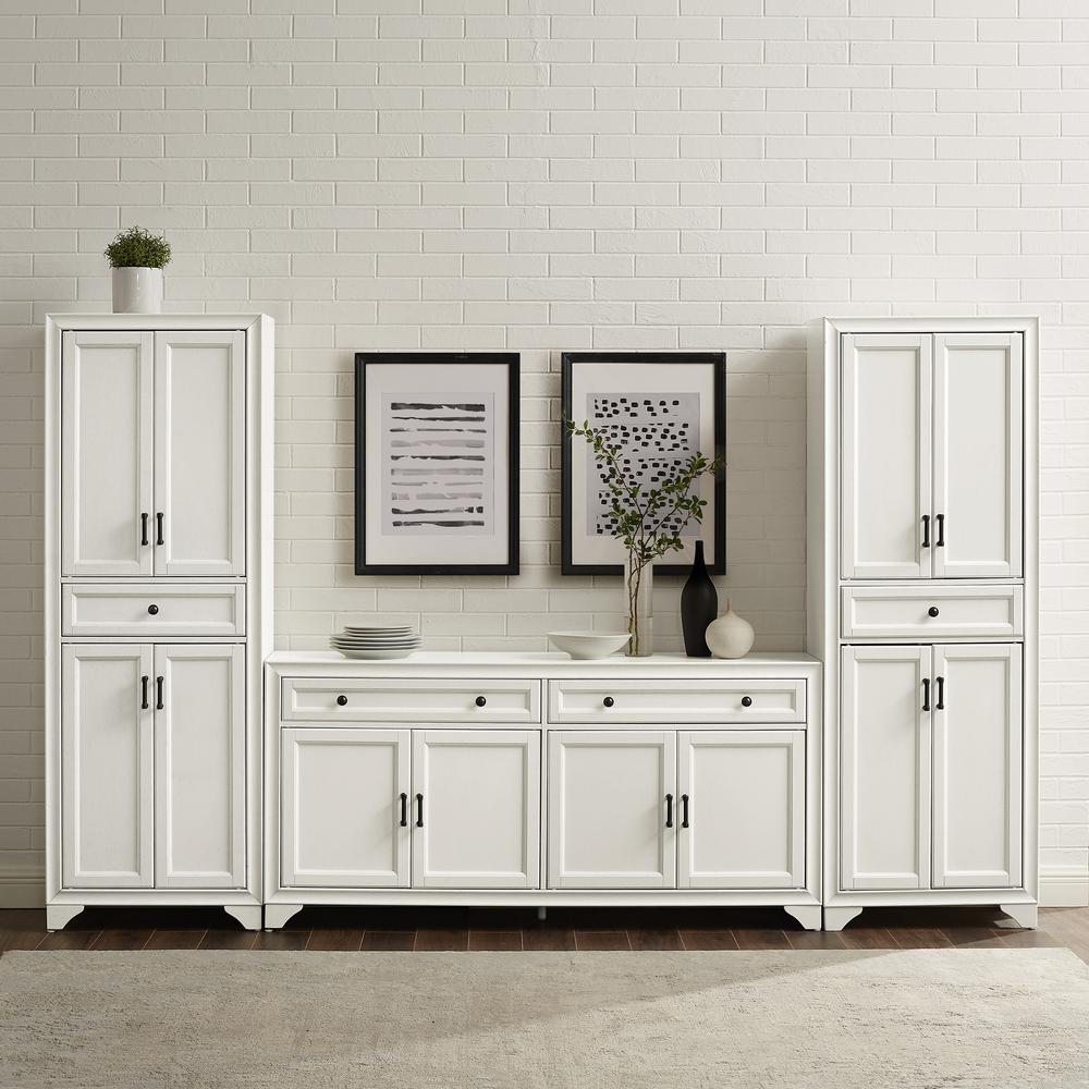 Tara 3-Piece Sideboard And Pantry Set – Sideboard & 2 Pantries