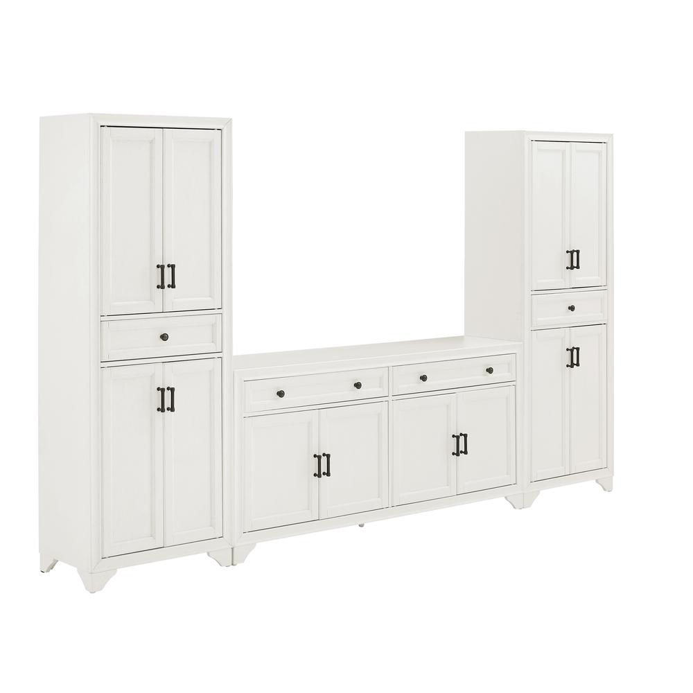 Tara 3-Piece Sideboard And Pantry Set – Sideboard & 2 Pantries