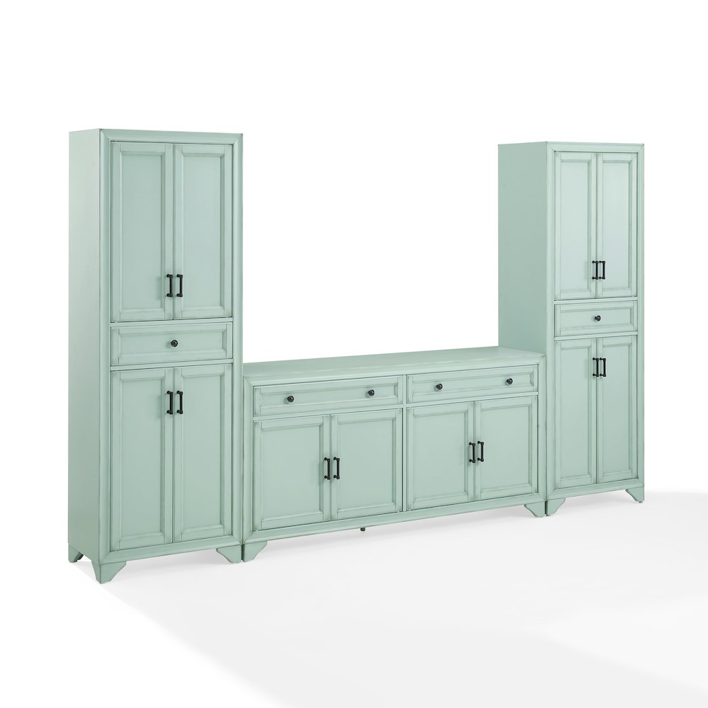 Tara 3-Piece Entertainment Center – Sideboard & 2 Pantries