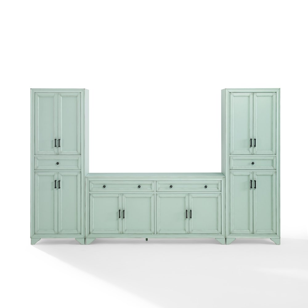 Tara 3-Piece Entertainment Center – Sideboard & 2 Pantries