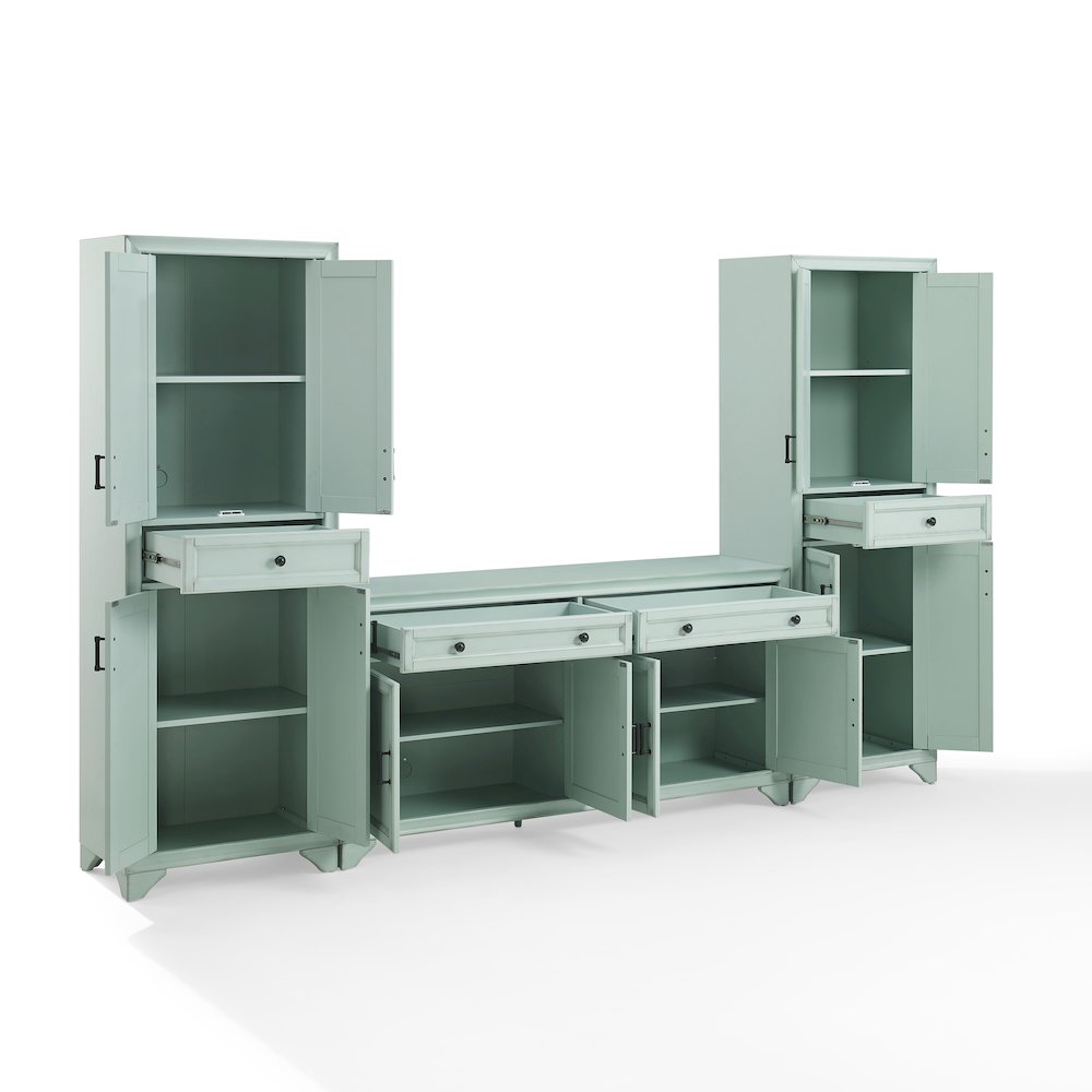 Tara 3-Piece Entertainment Center – Sideboard & 2 Pantries