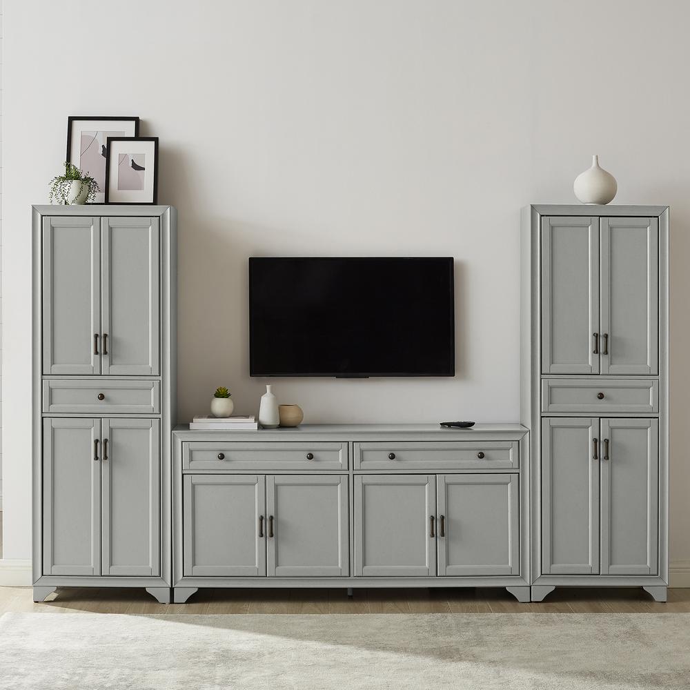 Tara 3-Piece Entertainment Center – Sideboard & 2 Pantries