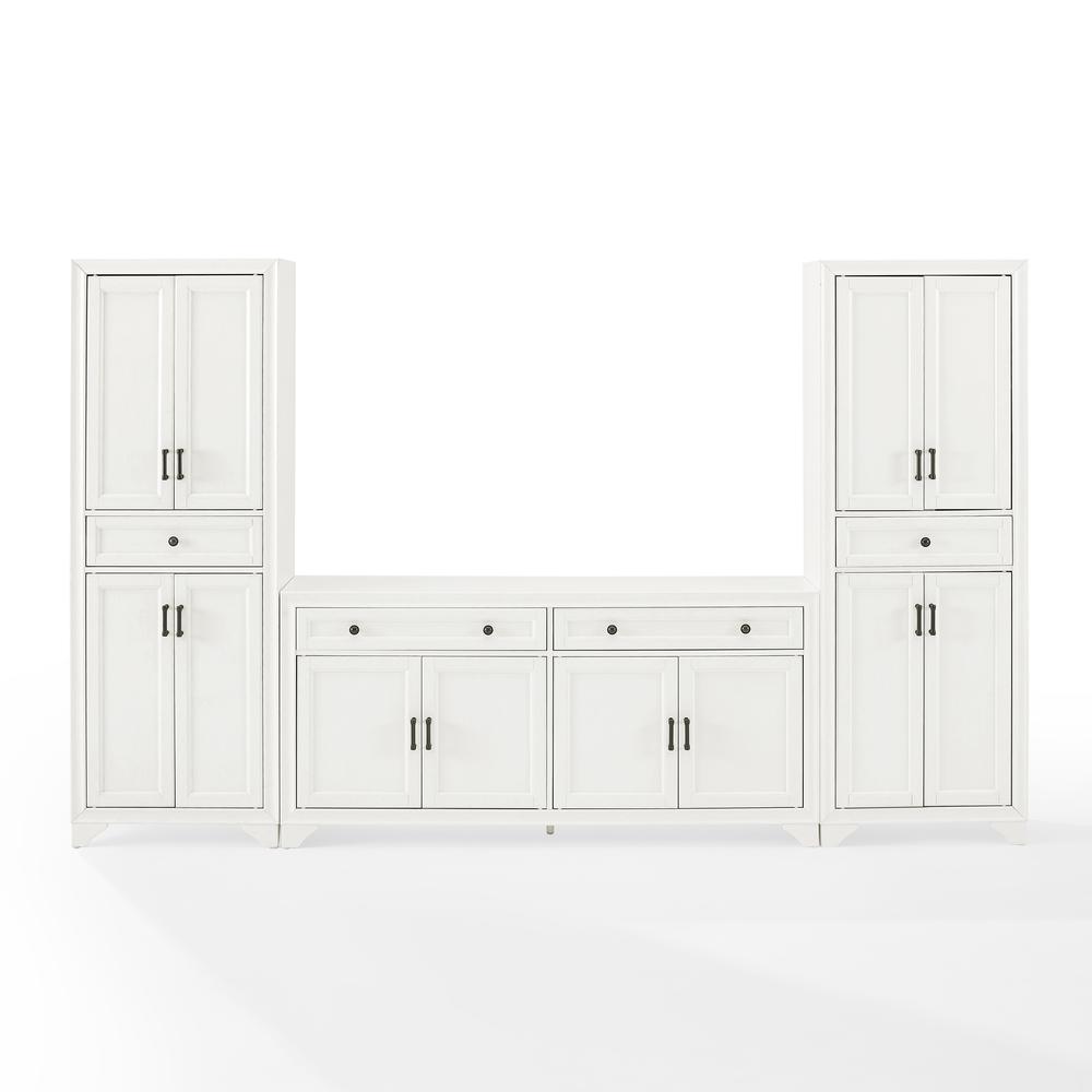 Tara 3-Piece Entertainment Center – Sideboard & 2 Pantries