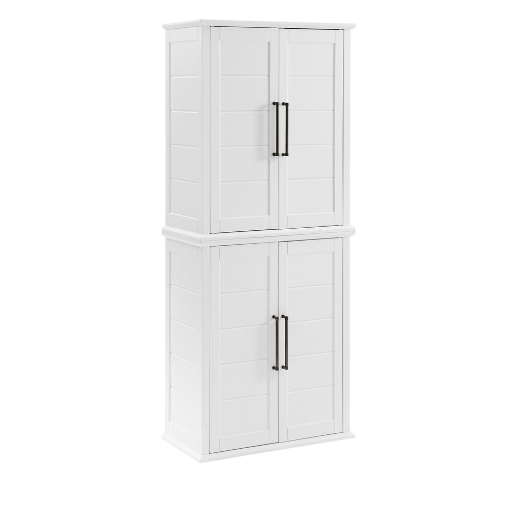 Bartlett Tall Kitchen Storage Pantry – 2 Stackable Pantries