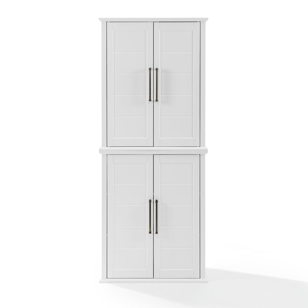 Bartlett Tall Kitchen Storage Pantry – 2 Stackable Pantries