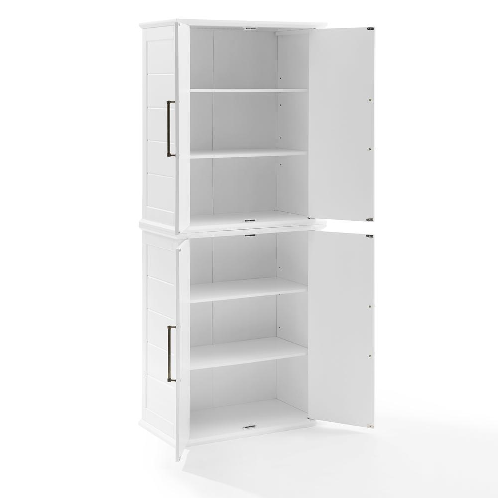 Bartlett Tall Kitchen Storage Pantry – 2 Stackable Pantries