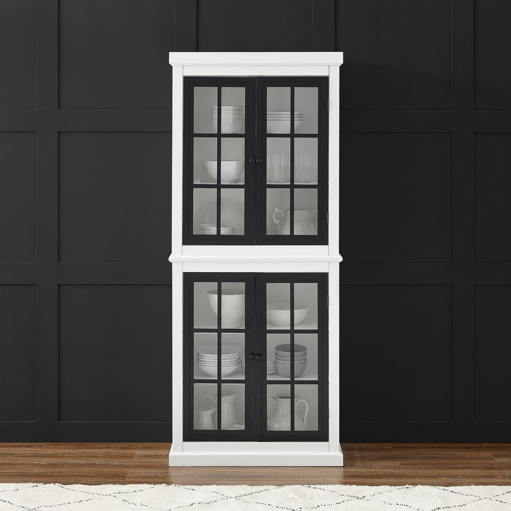Cecily Tall Kitchen Storage Pantry – 2 Stackable Pantries