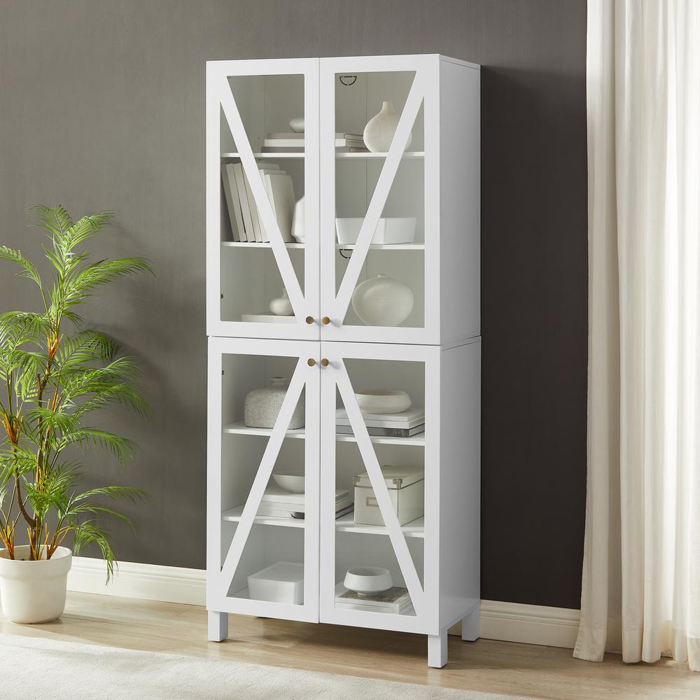 Cassai Tall Kitchen Storage Pantry – 2 Stackable Pantries