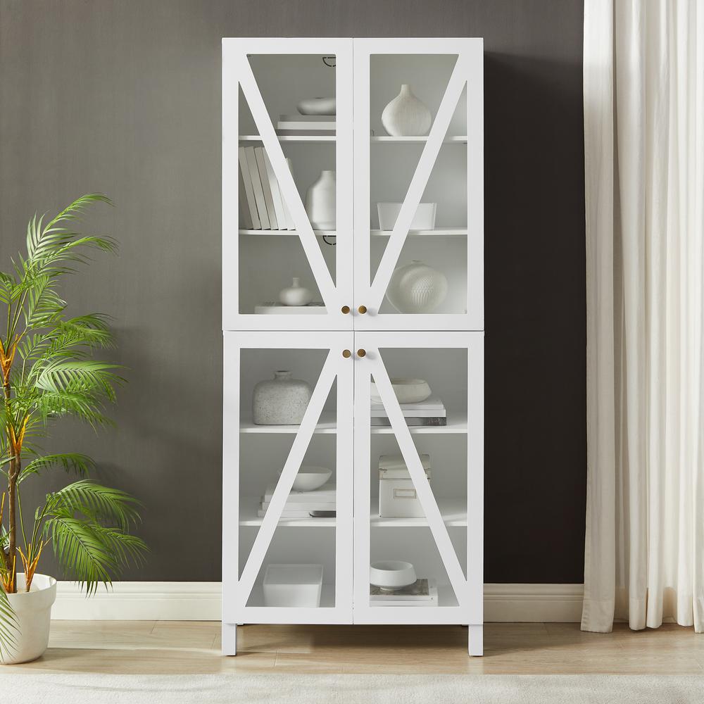 Cassai Tall Kitchen Storage Pantry – 2 Stackable Pantries