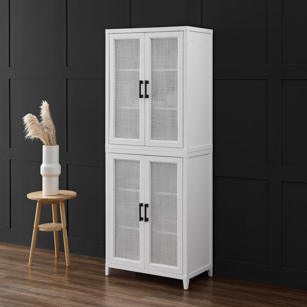 Milo Tall Kitchen Storage Pantry – 2 Stackable Pantries