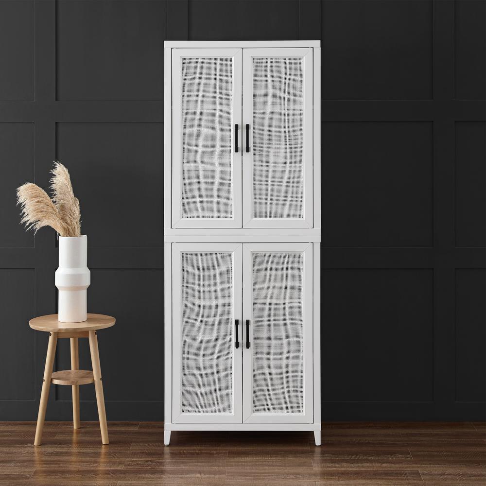 Milo Tall Kitchen Storage Pantry – 2 Stackable Pantries
