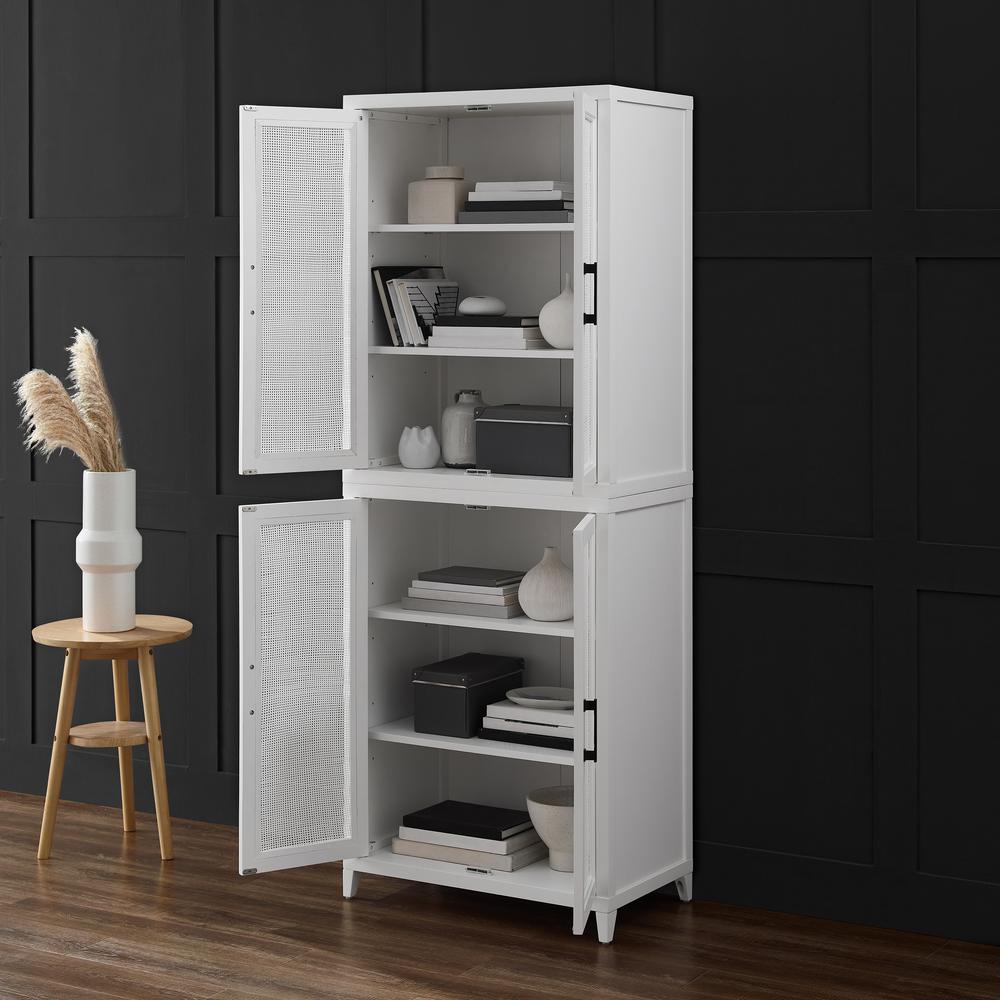 Milo Tall Kitchen Storage Pantry – 2 Stackable Pantries