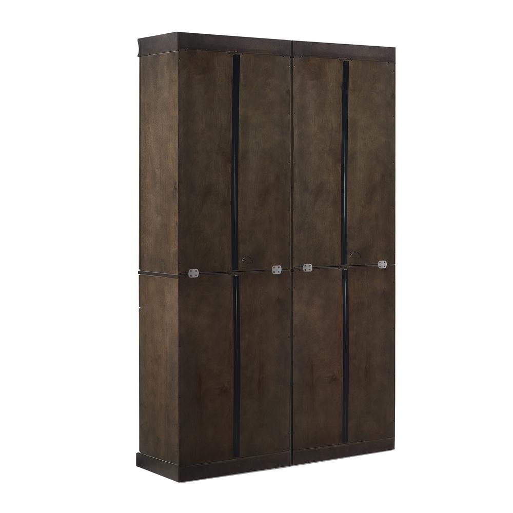 Stanton 2Pc Glass Door Kitchen Storage Pantry Cabinet Set – 2 Pantries