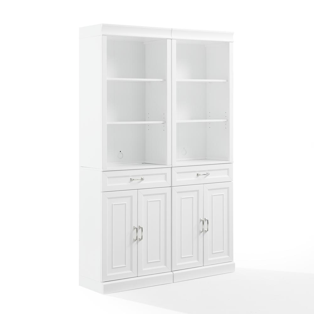 Stanton 2-Piece Storage Bookcase Set – 2 Bookcases