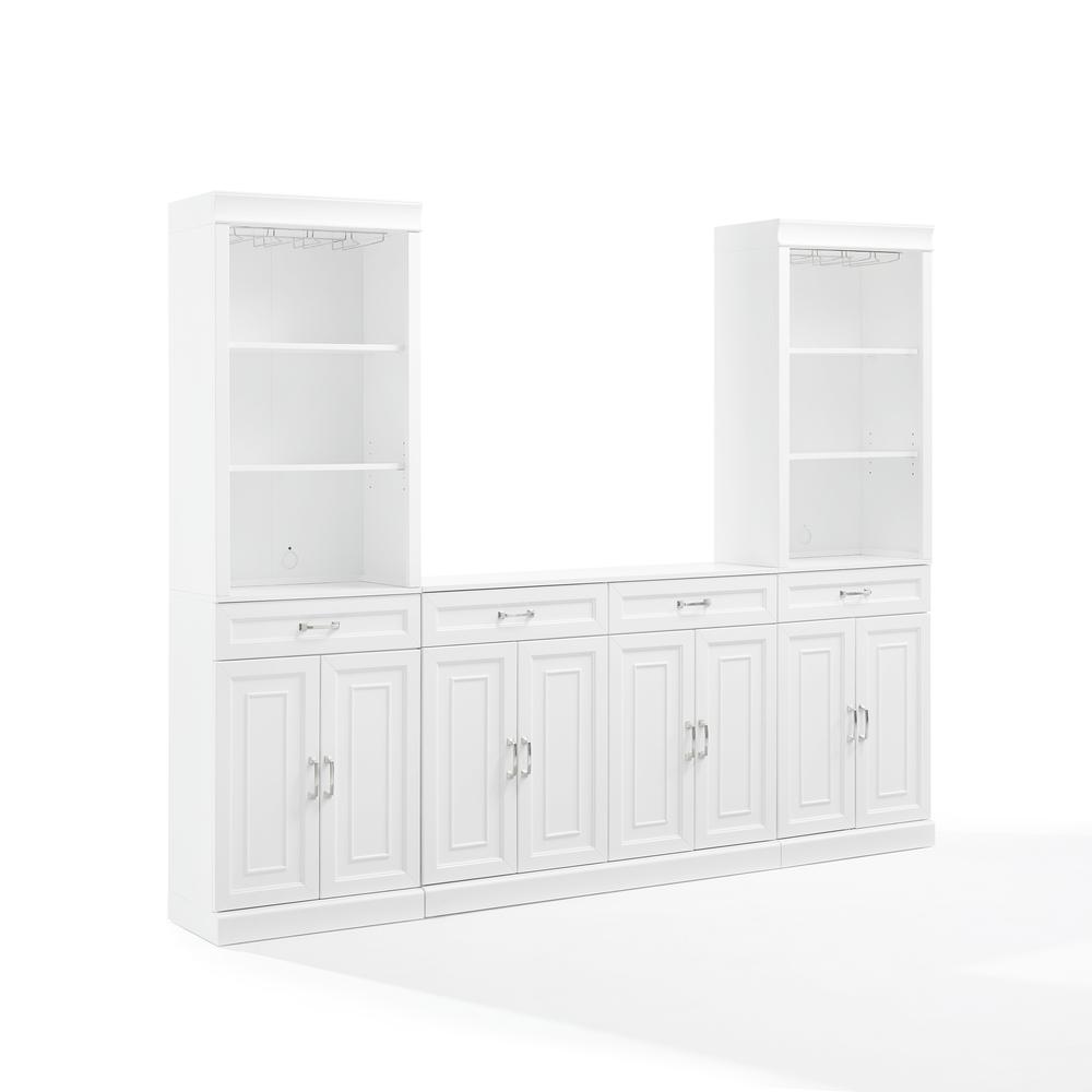 Stanton 3-Piece Sideboard And Bar Cabinet Set – Sideboard & 2 Bar Cabinets