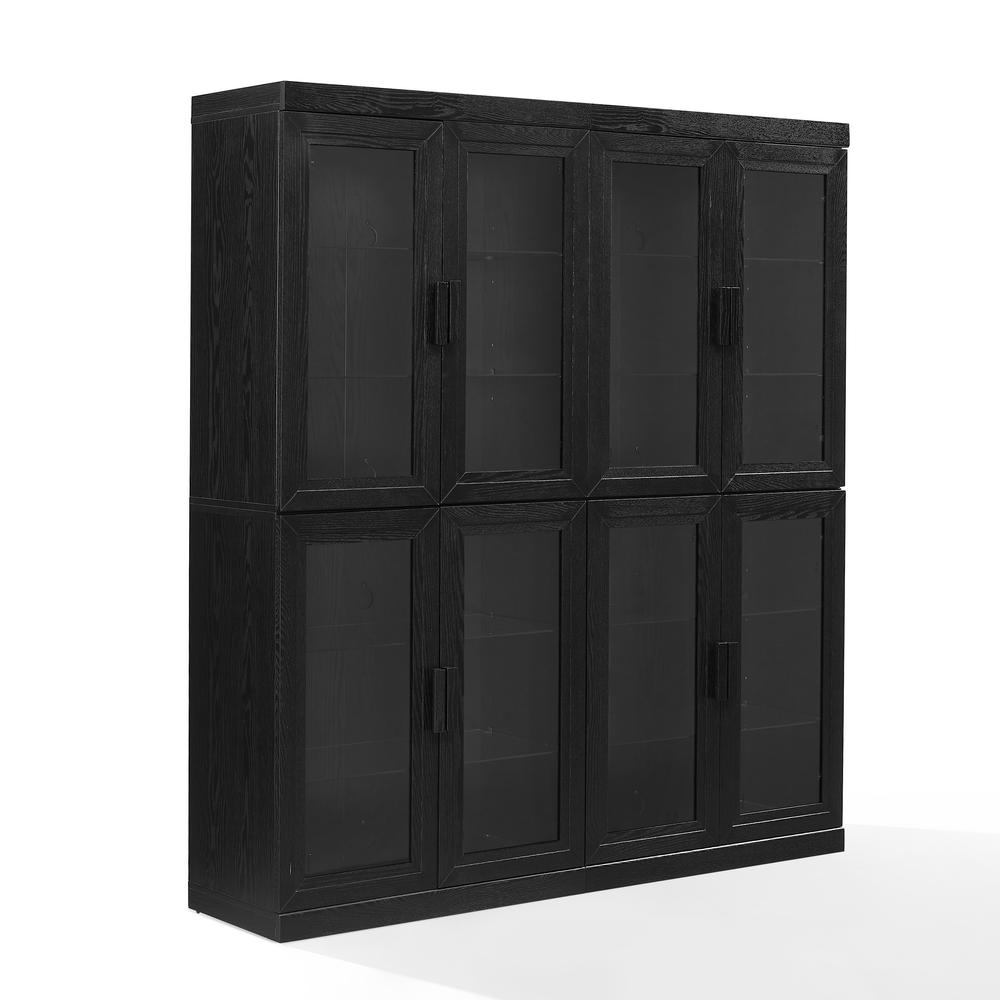 Essen 2Pc Glass Door Kitchen Pantry Storage Cabinet Set – 2 Pantries