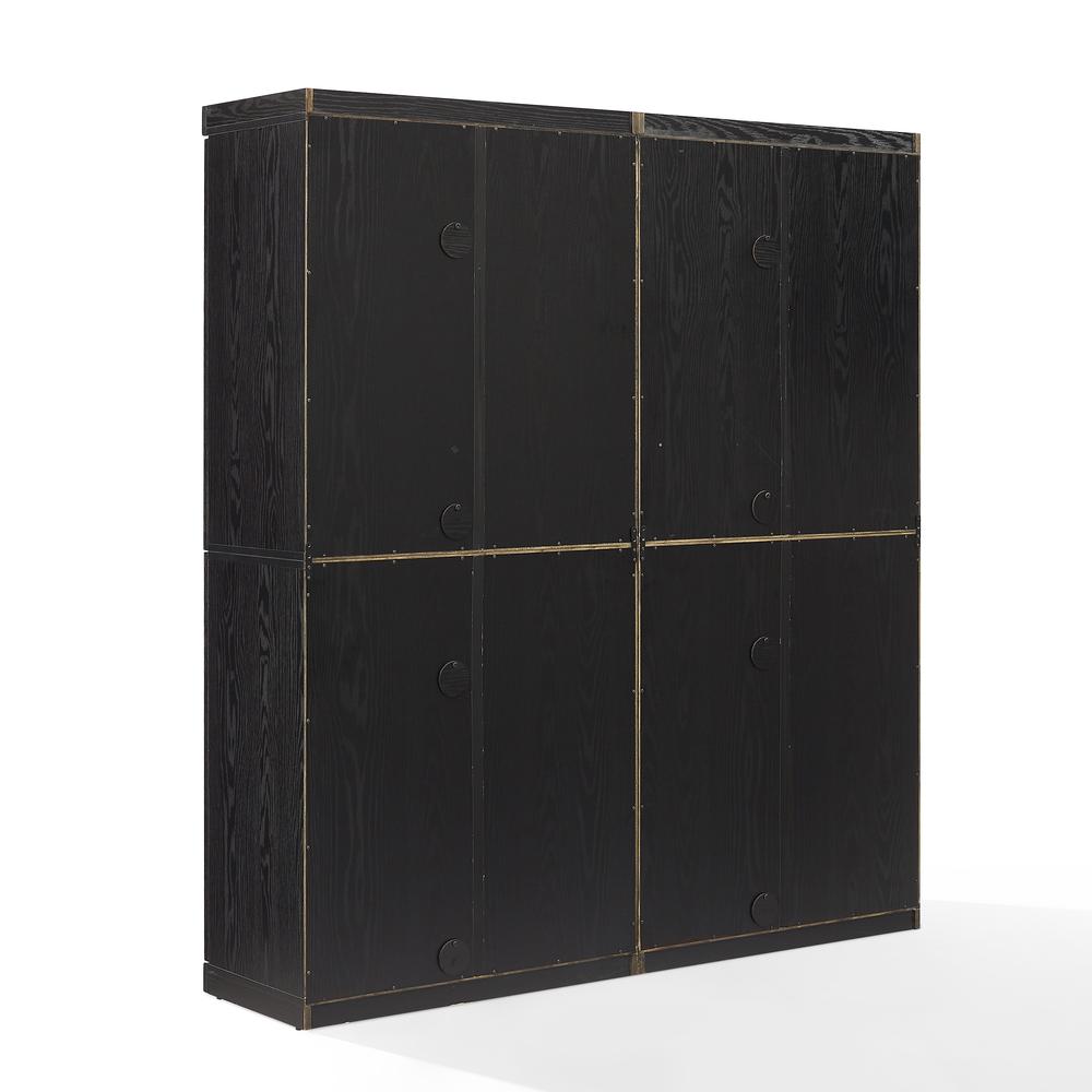 Essen 2Pc Glass Door Kitchen Pantry Storage Cabinet Set – 2 Pantries