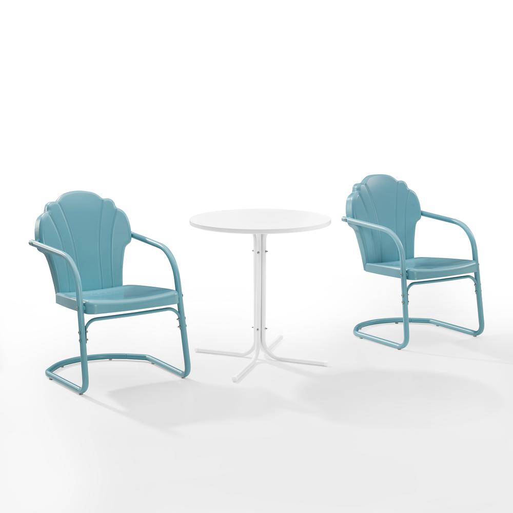 Tulip 3Pc Retro Outdoor Bistro Set – Bistro Table & 2 Chairs