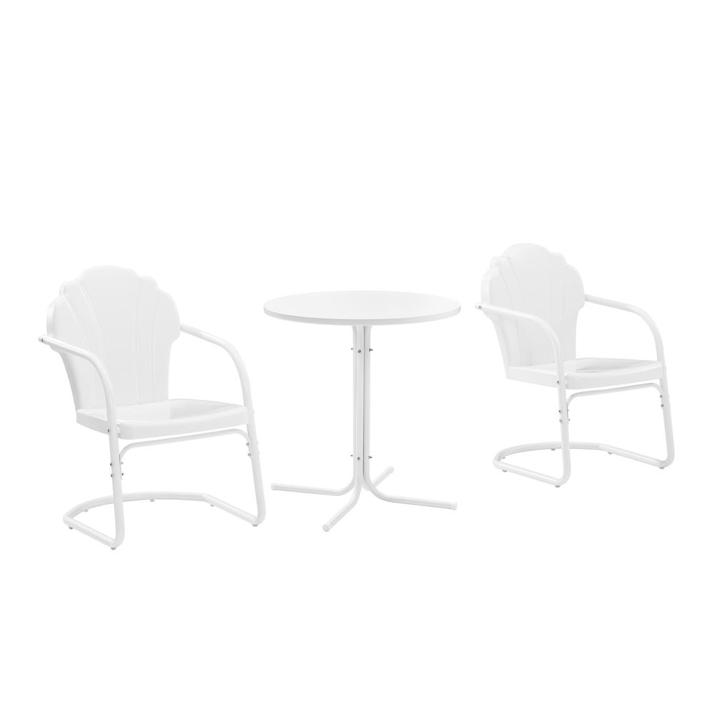 Tulip 3Pc Retro Outdoor Bistro Set – Bistro Table & 2 Chairs