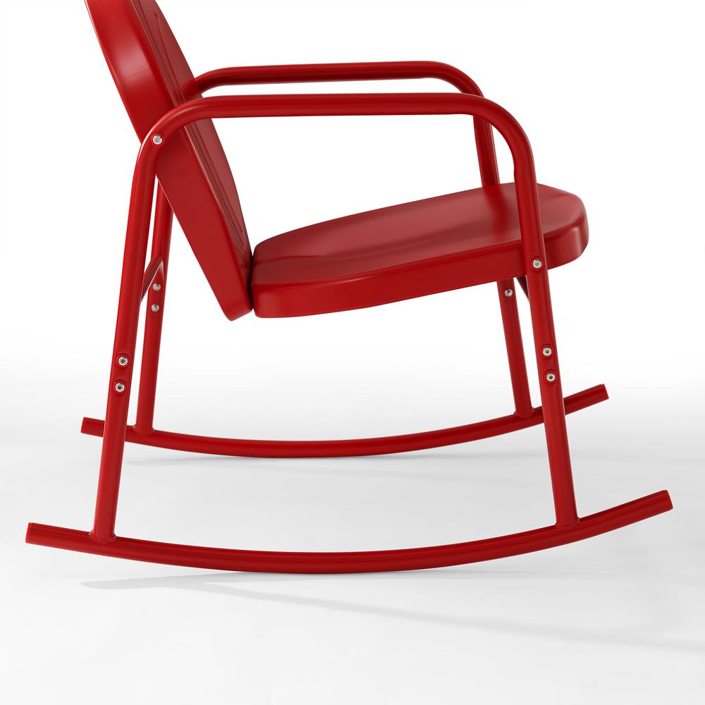 Griffith 3Pc Retro Outdoor Rocking Chair Set – Side Table & 2 Rocking Chairs