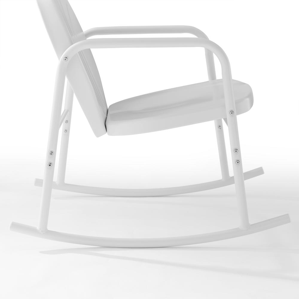 Griffith 3Pc Retro Outdoor Rocking Chair Set – Side Table & 2 Rocking Chairs